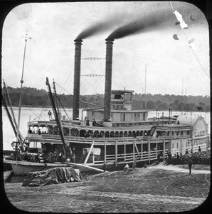 Navio de remo Northern Line Packet Company Lake Superior, EUA, c1870s de Unbekannt