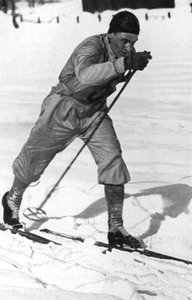 Oddbjorn Hagen, esquiador de cross-country norueguês, Jogos Olímpicos de Inverno, Garmisch-Partenkirchen, 1936 de Unbekannt