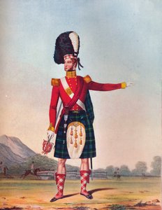 Oficial do 92º Regimento de Pé das Montanhas, c1833. 1914 de Unbekannt