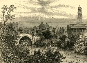 Ponte velha sobre o lago, Regents Park, em 1847, c1876. de Unbekannt