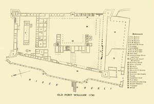 Antigo Forte William, 1756, 1925. de Unbekannt