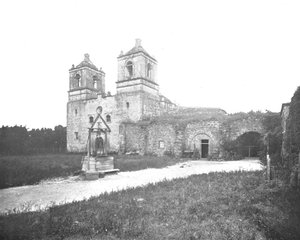 Missão Espanhola Antiga, San Antonio, Texas, EUA, c1900. de Unbekannt