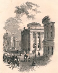 Antiga Câmara Municipal e edifícios comerciais, Leeds, século c19 de Unbekannt