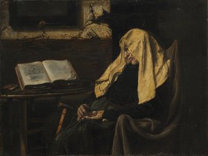 Mulher adormecida, meados do século XIX. de Unbekannt