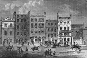Casas antigas em Pall Mall, Westminster, Londres, c1830 1878 de Unbekannt
