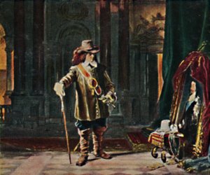 Oliver Cromwell 1599-1658. - Pintura de Schrader, 1934. de Unbekannt