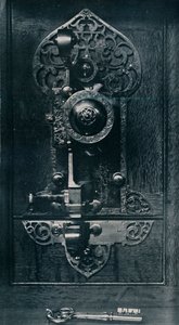 Fechadura de aço portátil Oliver Cromwells, século c17th, 1904 de Unbekannt