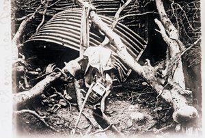 No Chemin des Dames, norte da França, c1914-c1918 de Unbekannt