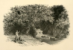 No Dargle, c1890. de Unbekannt