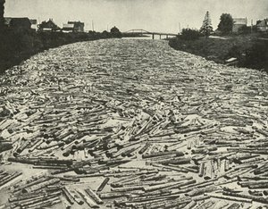 A caminho das serrarias, c1948. de Unbekannt