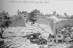 Um dos fortes erguidos pelo Parlamento para a defesa de Londres durante a Guerra Civil, c1808, de Unbekannt