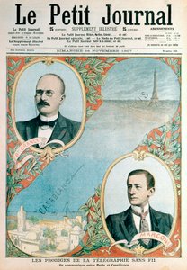 Abertura do link telegráfico sem fio entre Paris e Casablanca, 1907 de Unbekannt