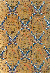 Ornamento em painéis nas paredes, Salão dos Embaixadores, 1907. de Unbekannt