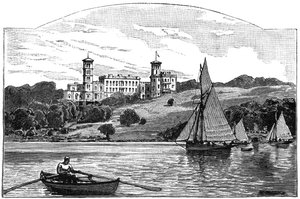 Casa Osborne do Solent, East Cowes, Ilha de Wight, 1900 de Unbekannt