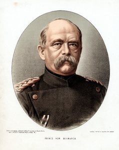 Otto von Bismarck, estadista alemão, c1880 de Unbekannt