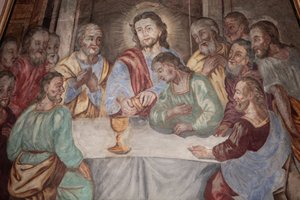 A igreja de Nossa Senhora da Assunção. A última ceia Cordon France de Unbekannt