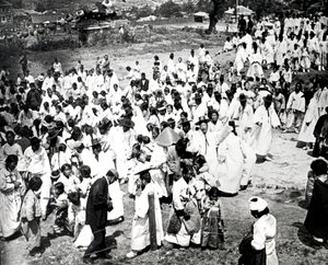 Encontro ao ar livre, Coréia, 1900 de Unbekannt