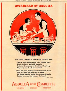 Ouvido por Abdulla - The Stony Brokes Sandwich Snack Bar, 1933 de Unbekannt