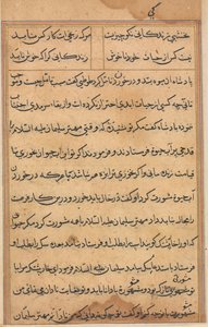 Página de Tales of a Parrot Nome: página de texto, c. 1560. de Unbekannt