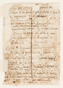 Página de um caderno de desenho; Himenaeus de Unbekannt