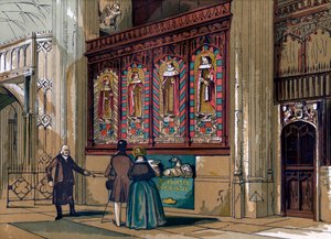 Tela pintada, Capela de St Georges, século XIX de Unbekannt