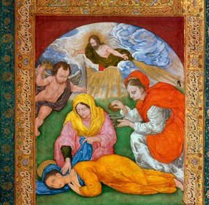 Pintura do martírio de Santa Cecília, século III. de Unbekannt