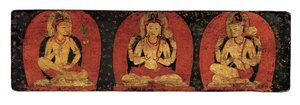 Par de Capas de Manuscritos com Três Divindades e Três Hierarcas, ca. século 12. de Unbekannt