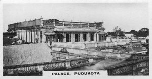 Palácio, Pudukottai, Tamil Nadu, Índia, c1925 de Unbekannt