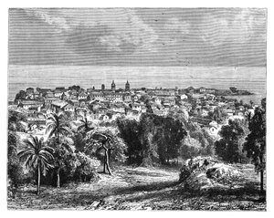 Cidade do Panamá do Monte Ancon, c1890 de Unbekannt