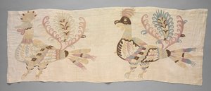 Painel, Fragmento de Lençol, década de 1700. de Unbekannt
