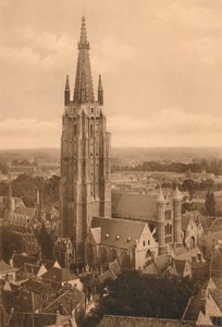 Panorama e Igreja Notre-Dame, c1928 de Unbekannt