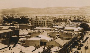 Panorama de Adelaide e as colinas, Austrália Meridional, final do século XIX e início do século XX de Unbekannt
