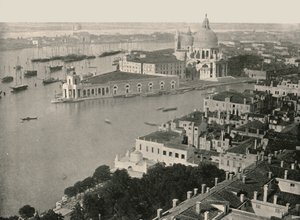 Panorama da cidade de Veneza, Itália, 1895. de Unbekannt