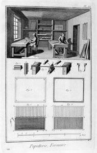 Fabricação de papel, 1751-1777 de Unbekannt