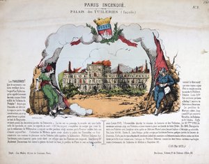 Paris Incendie, 1871 de Unbekannt