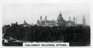 Edifícios do Parlamento, Ottawa, Canadá, c1920s de Unbekannt