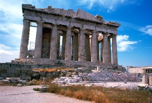 Partenon na Acrópole, Atenas, século V aC de Unbekannt