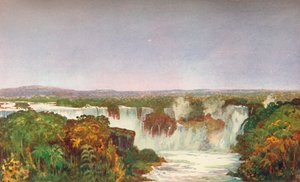 Vista parcial das Cataratas do Iguaçu, 1914. de Unbekannt