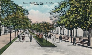 Paseo Martí, Santiago de Cuba, c1910. de Unbekannt