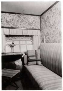 Cabine de passageiros durante o dia, Zeppelin LZ 127 Graf Zeppelin, 1933 de Unbekannt