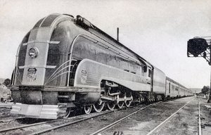 Trem de passageiros, Pullman da União do Pacífico, América, século XX de Unbekannt