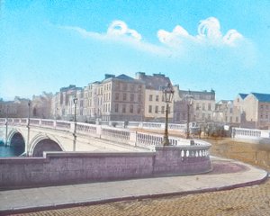 Ponte de Patricks mostrando a estátua do pai Mathews, c1910 de Unbekannt