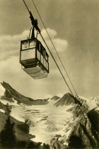Patscherkofelbahn, Innsbruck, Tirol, Áustria, c1935. de Unbekannt