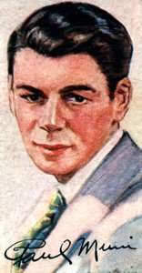 Paul Muni, 1895-1967, ator versátil vencedor do Oscar, século 20 de Unbekannt