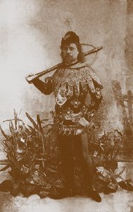 Pavel Gerdt como príncipe Siegfried no Ballet Swan Lake, São Petersburgo, 1895 de Unbekannt