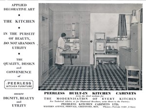 Armários de cozinha embutidos inigualáveis, 1935 de Unbekannt
