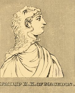 Filipe II rei da Macedônia, 382-336 aC, 1830. de Unbekannt