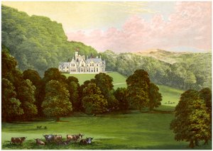 Philiphaugh, Selkirkshire, Escócia, casa do Barão Murray, c1880 de Unbekannt