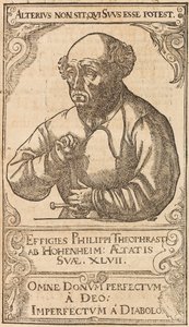 Philip Theophrastus Aureolus Bombastus de Hohenheim Paracelsus, 1589. de Unbekannt
