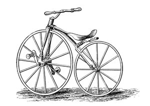 Pickerings bicicleta acionada por pedal, modelo americano, c1860s c1880 de Unbekannt
